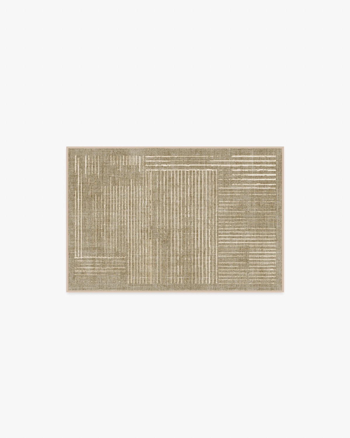 Linear Oasis Warm Taupe Rug