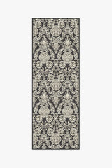 Mickey Damask Charcoal Rug