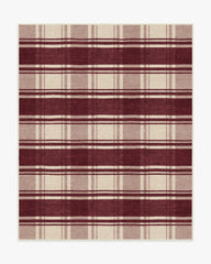 Easton Plaid Burgundy Rug
