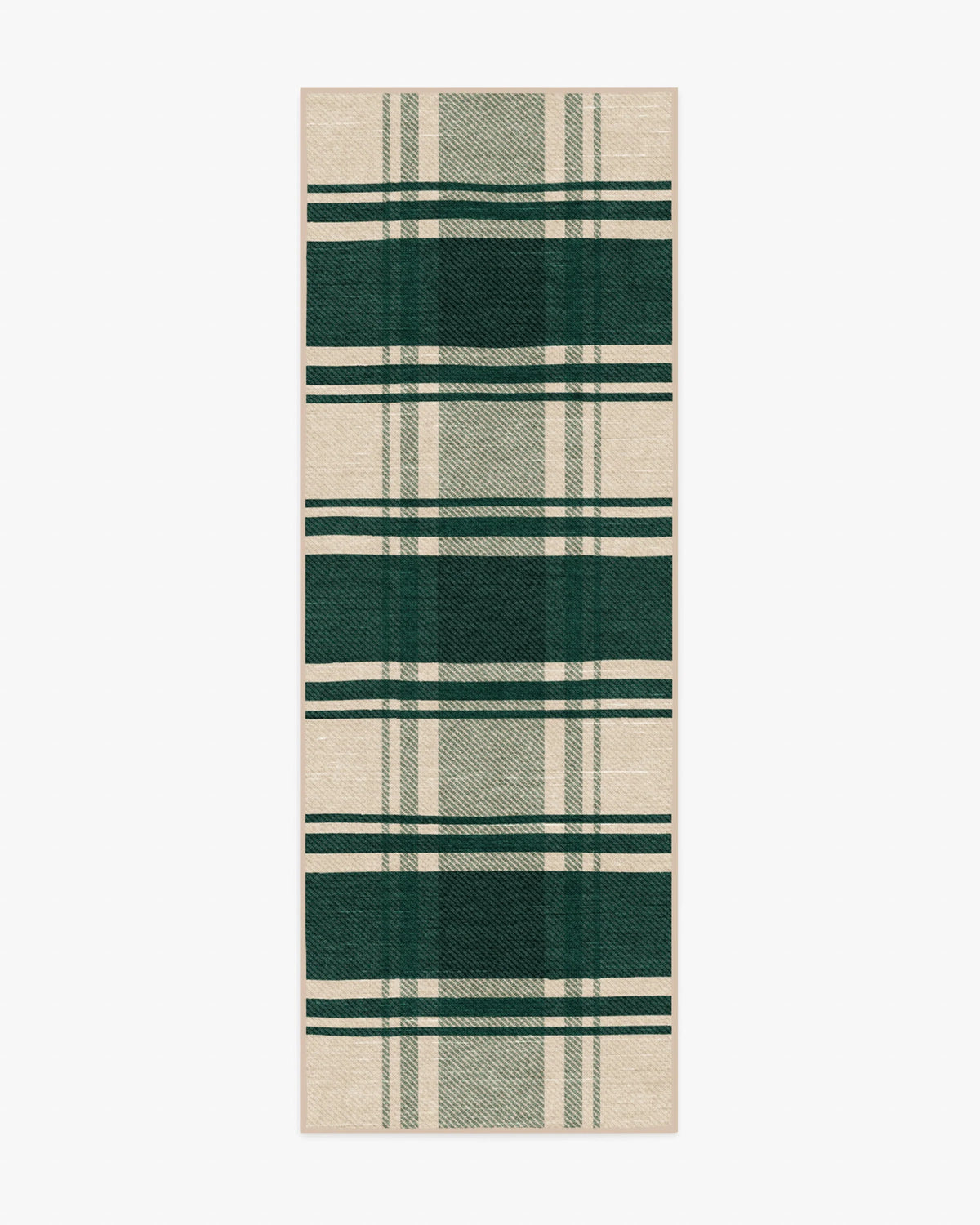 Easton Plaid Green Rug