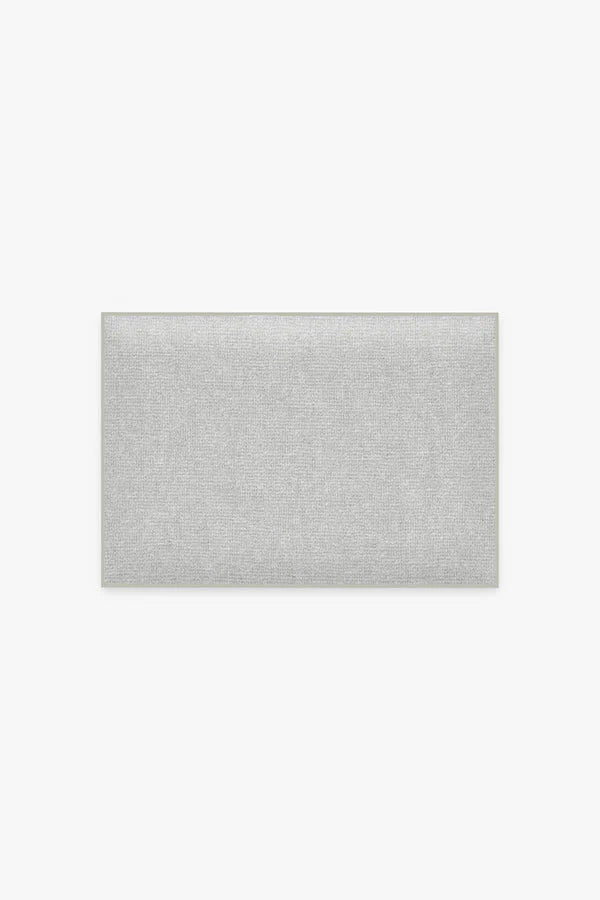 Solid Light Grey Bath Mat