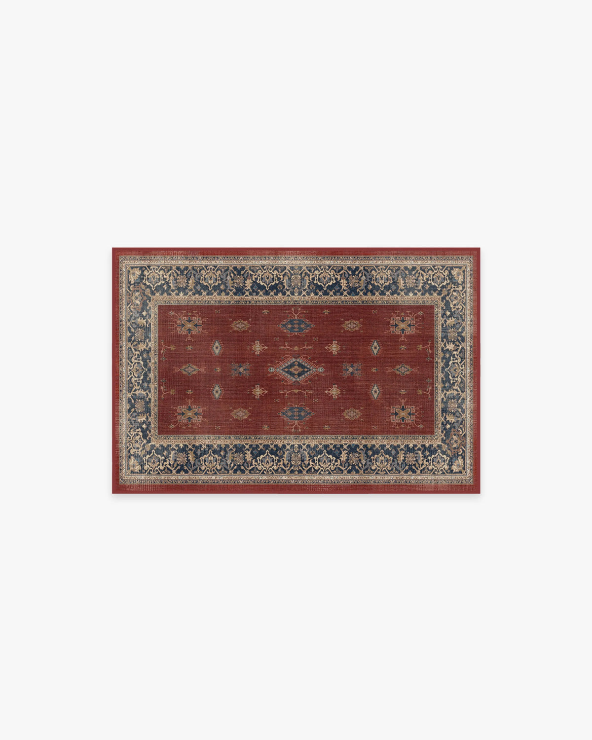 Verena Amber Red Flatwoven Rug