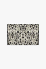 Mickey Damask Charcoal Rug