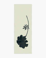 Temple Silhouette Ivory & Charcoal Flatwoven Rug by The Local Project
