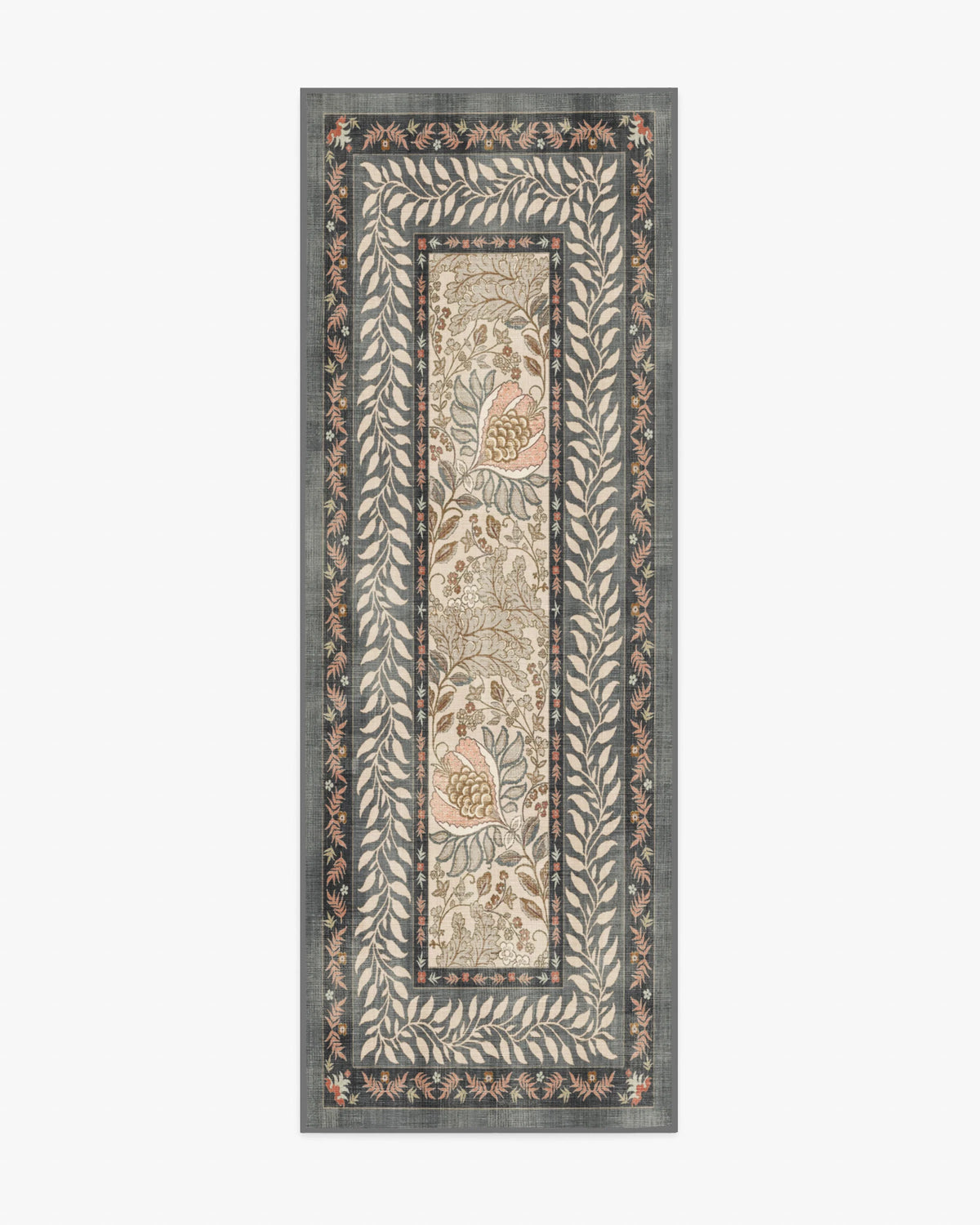 Provence Grey & Coral Rug