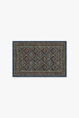 Bellflowers Blue Flatwoven Rug by Morris & Co.