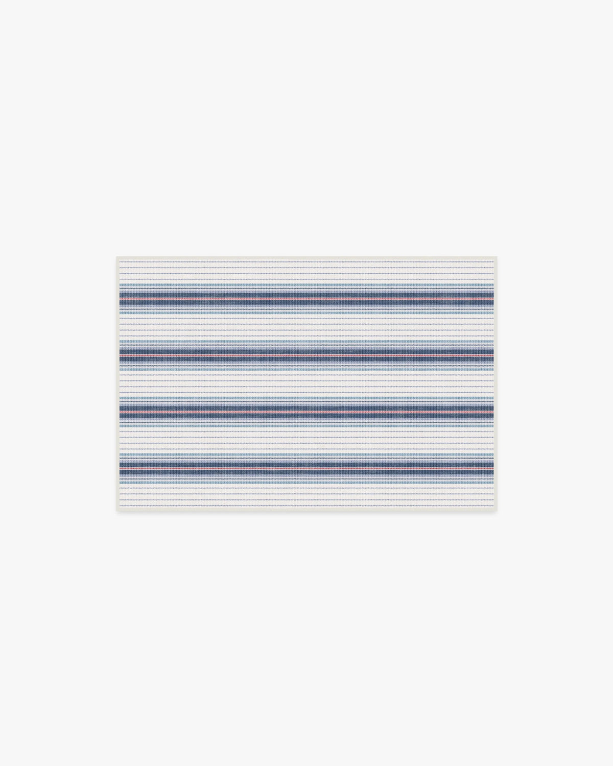 Cosette Stripe Ivory & Indigo Flatwoven Rug