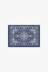 Safiya Navy Blue Bath Mat