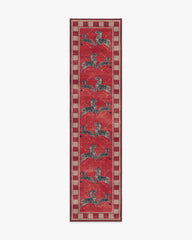 Zebras Red Rug by Scalamandré