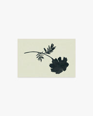 Temple Silhouette Ivory & Charcoal Rug by The Local Project