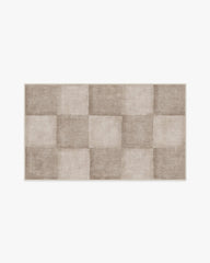 Hearth Check Warm Grey Rug